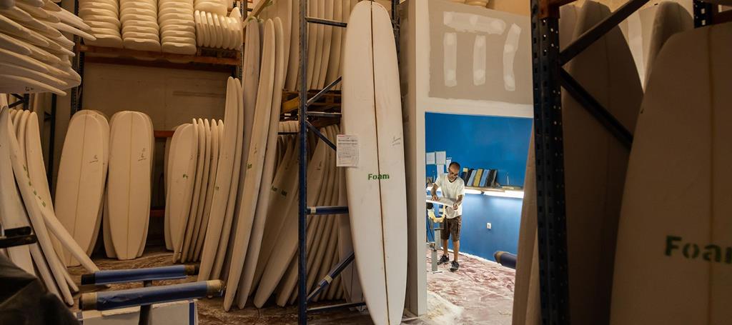 Industrie de la Glisse : des locaux neufs adaptés aux artisans du surf à Bénesse
